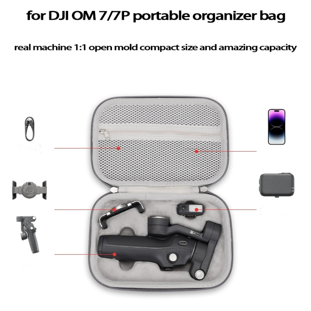 Estuche para Osmo Mobile 7P, b - Drone Gimbal Case reseña y precio
